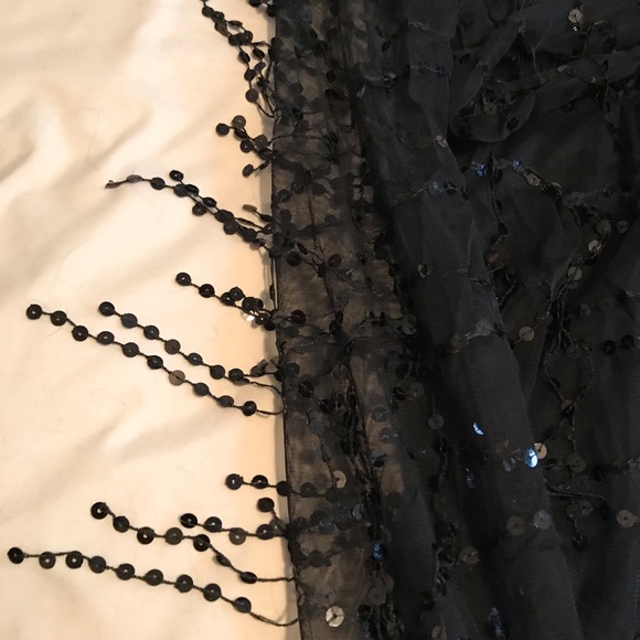 Sequined Little Black Dress - Picture 7 of 8